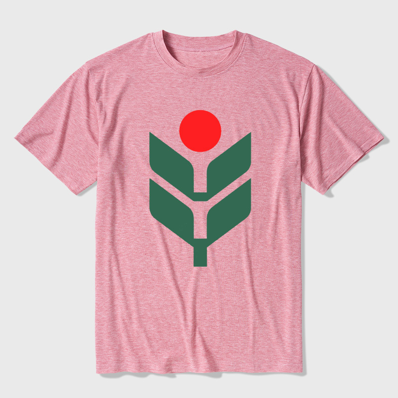 Botany Biology Sun‑Plant Flat‑Design Ultra Soft Heather Tees