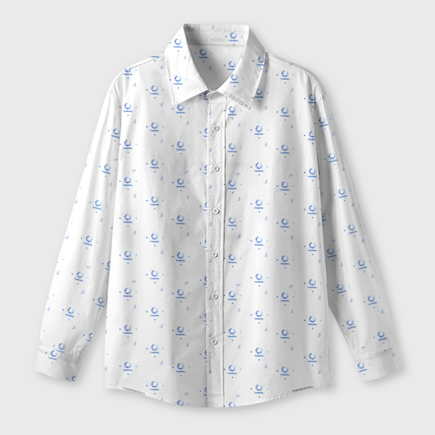 I‘m Thinking White Geek Long-Sleeved Shirt