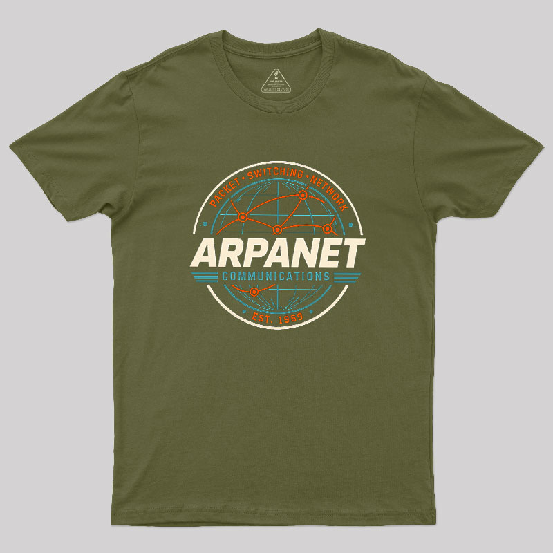 Aged Communications Emblem Geek T-Shirt