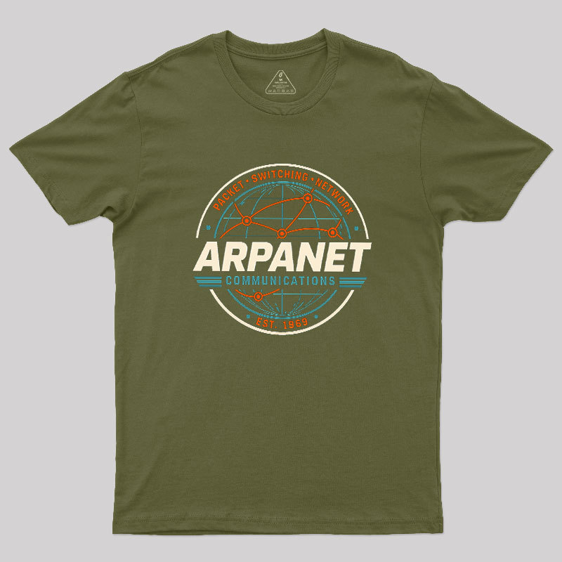 Aged Communications Emblem Geek T-Shirt