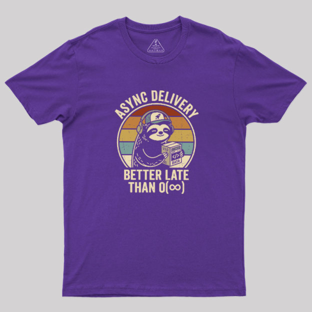 Better Late Than O(∞) Geek T-Shirt