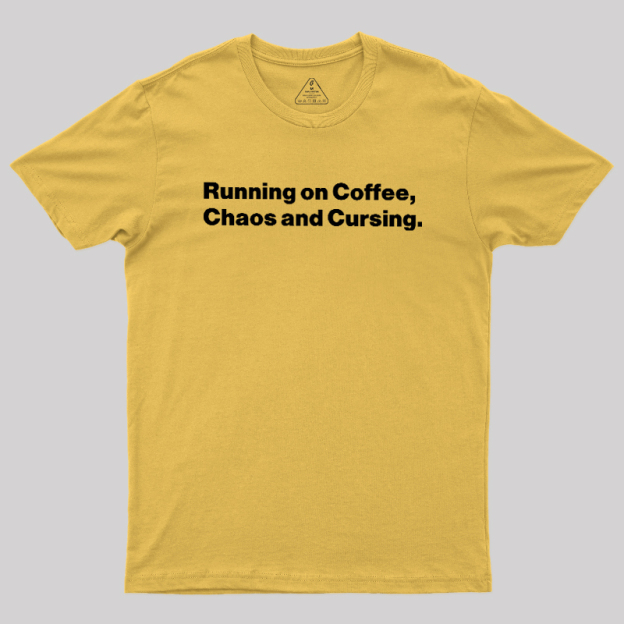 Running on Coffee Geek T-Shirt