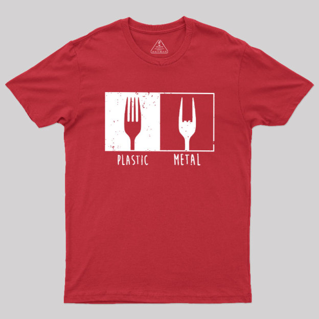 Metal Fork Geek T-Shirt