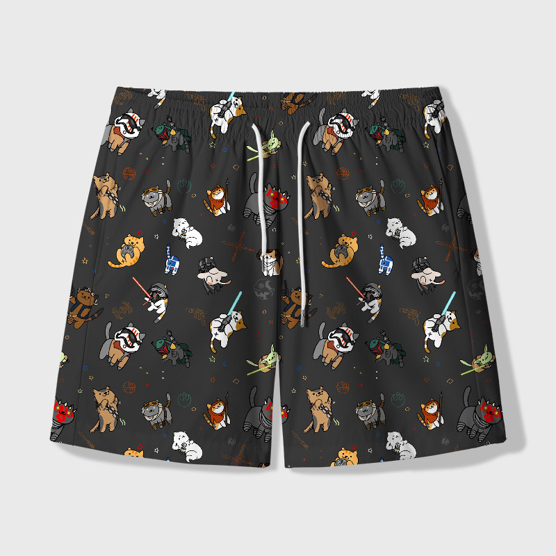 Geeksoutfit Geek Hawaiian Swim Trunks for Sale