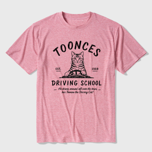 Toonces Driving School Ultra Soft Heather Tee