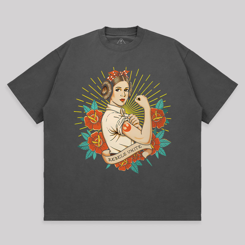Rebels Unite Unisex Oversized T-shirt