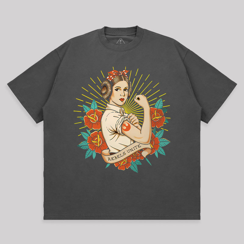 Rebels Unite Unisex Oversized T-shirt