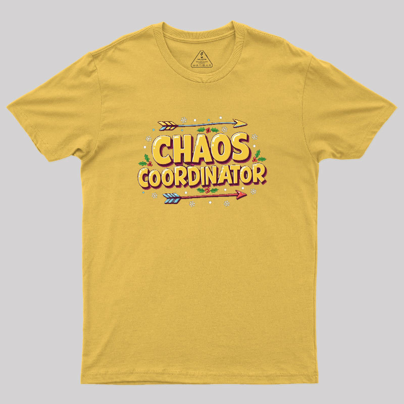 Chaos Coordinator Christmas Geek T-Shirt