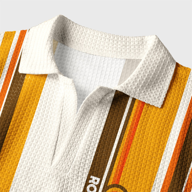 Vintage Roy Ayers Geek Crochet Polo Shirt