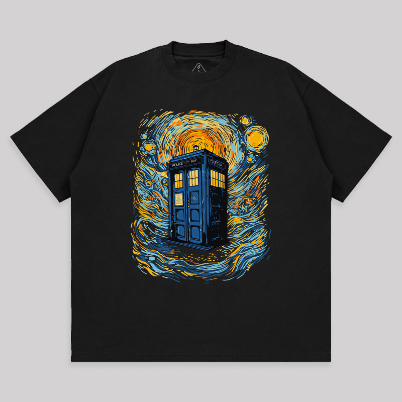 Starry Blue Box Unisex Oversized T-shirt