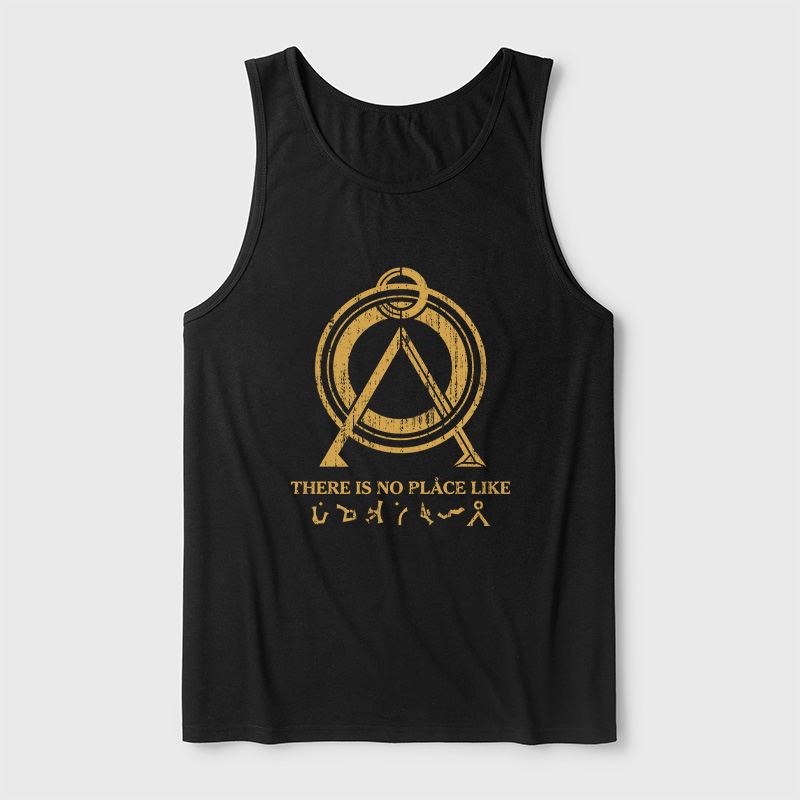 There Is No Place Like Home Vintage Stargate Ultra Soft Heather Tank