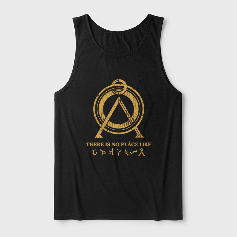 There Is No Place Like Home Vintage Stargate Ultra Soft Heather Tank