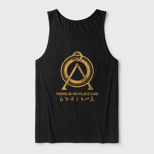 There Is No Place Like Home Vintage Stargate Ultra Soft Heather Tank