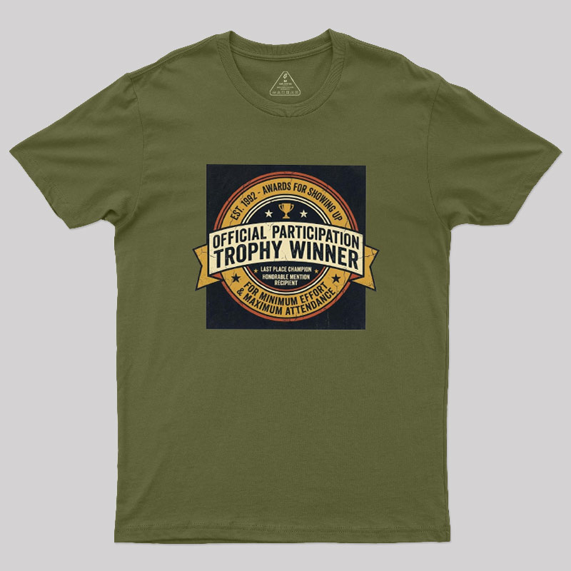 Participation Award Club Geek T-Shirt