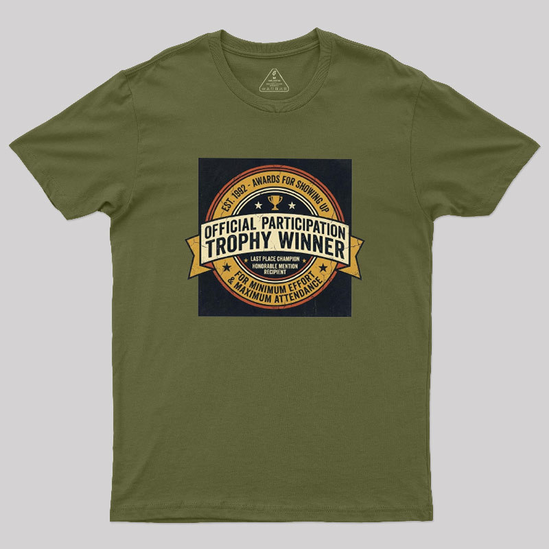 Participation Award Club Geek T-Shirt