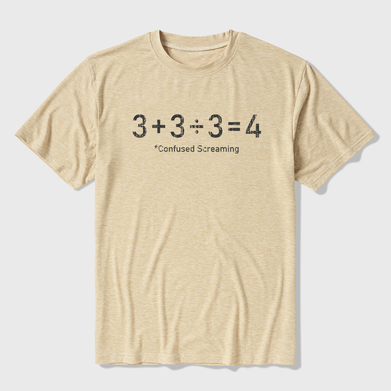 Confused Screaming Ultra Soft Heather Tee
