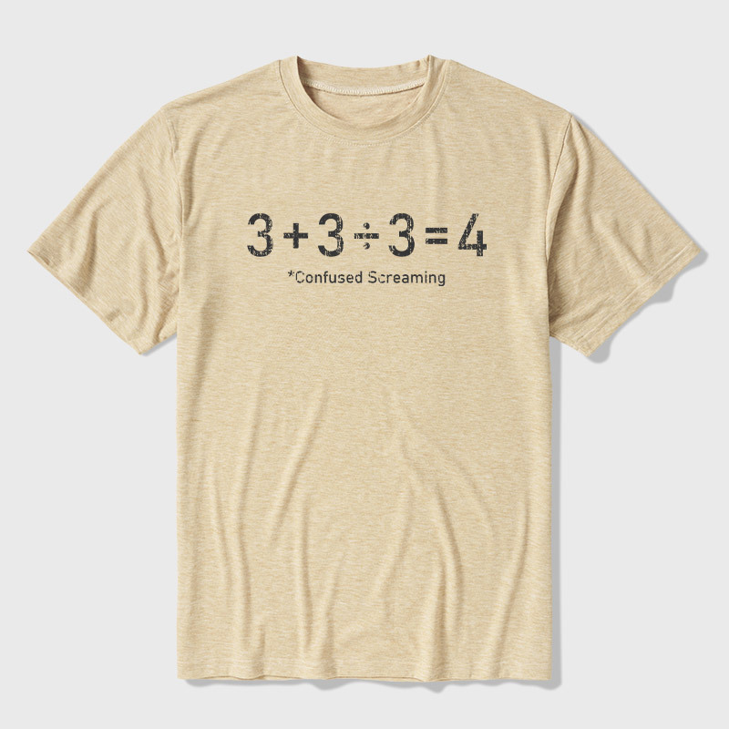 Confused Screaming Ultra Soft Heather Tee