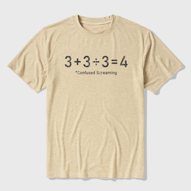 Confused Screaming Ultra Soft Heather Tee