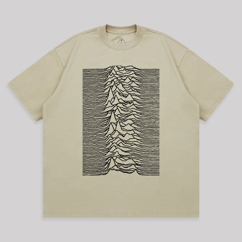 Unknown Pleasures Unisex Oversized T-shirt