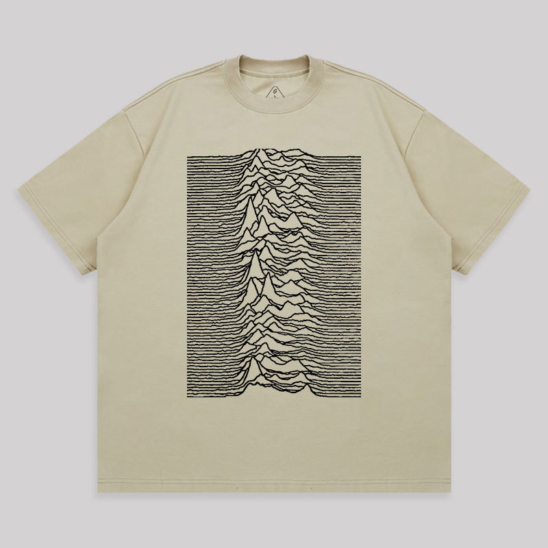 Unknown Pleasures Unisex Oversized T-shirt
