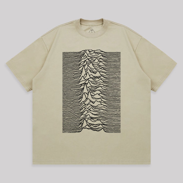 Unknown Pleasures Unisex Oversized T-shirt
