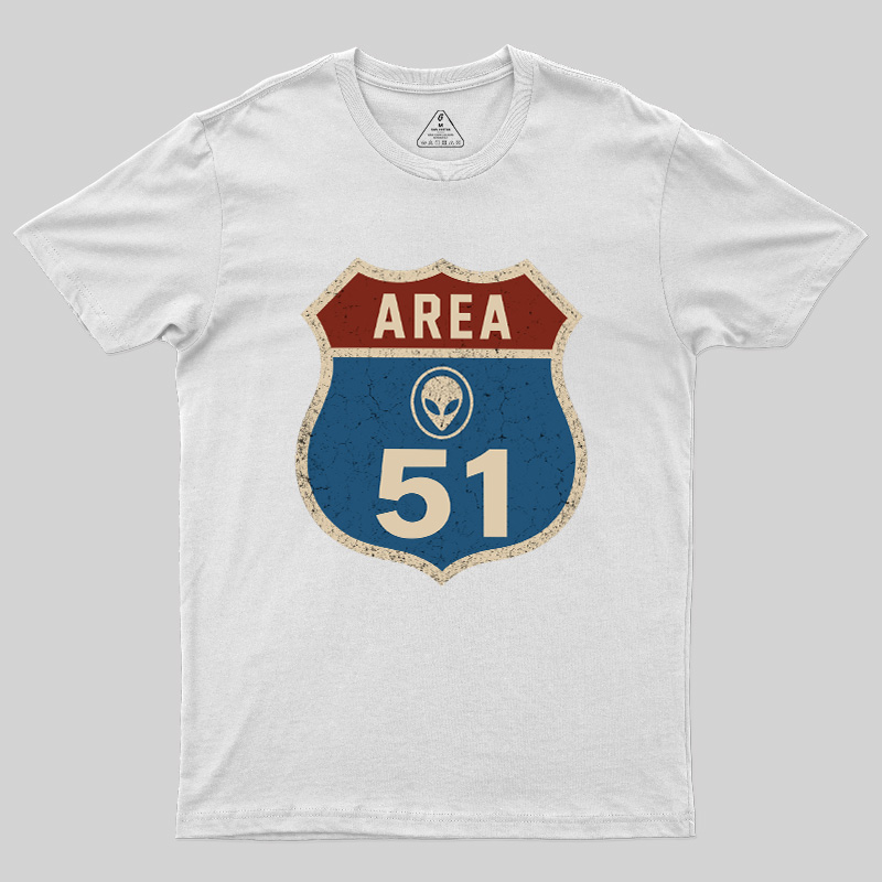 Secret Desert Alien Outpost Geek T-Shirt