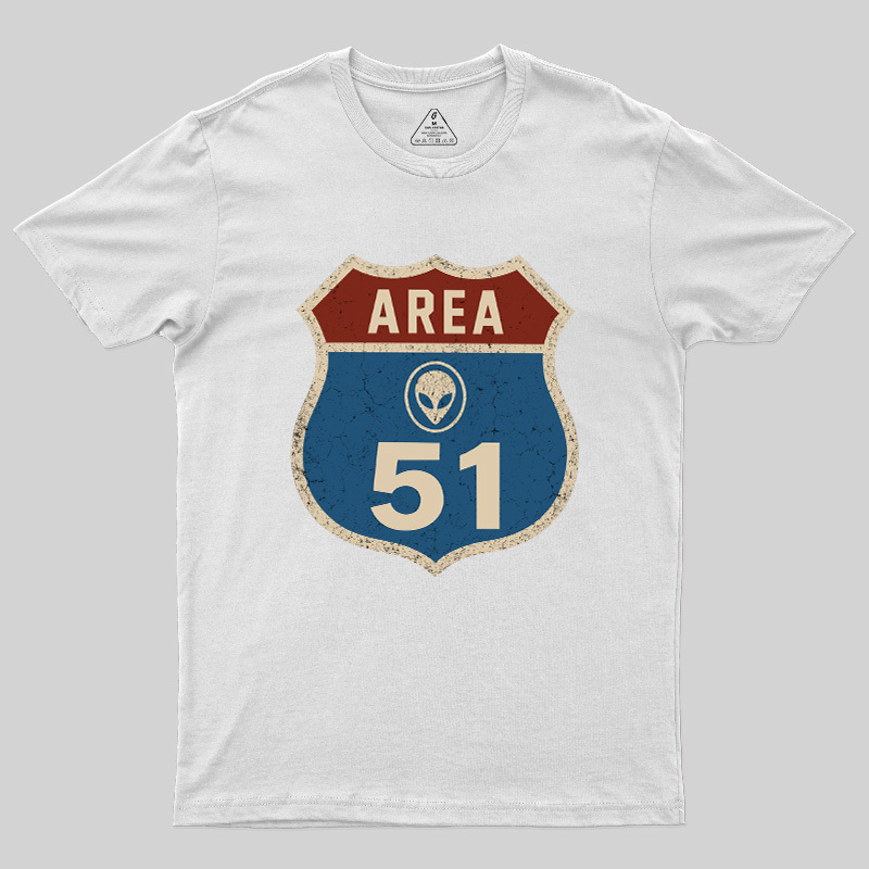 Secret Desert Alien Outpost Geek T-Shirt