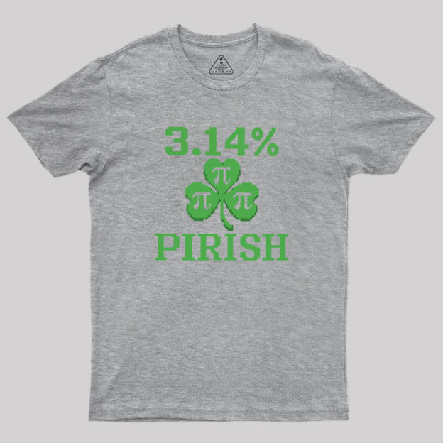 Pi-rish Humor Geek T-Shirt