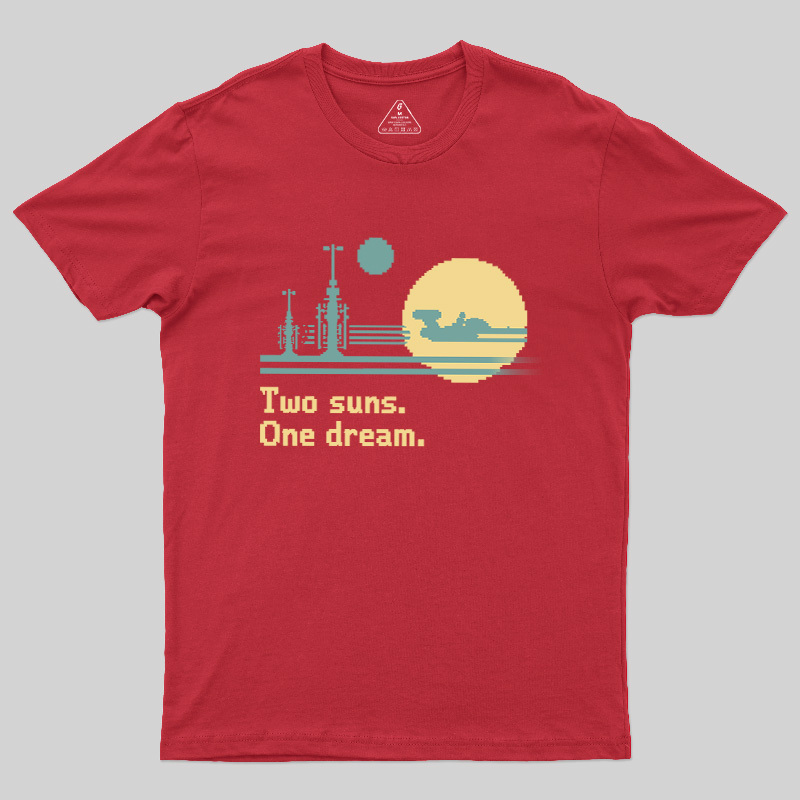 Two Suns One Dream Geek T-Shirt