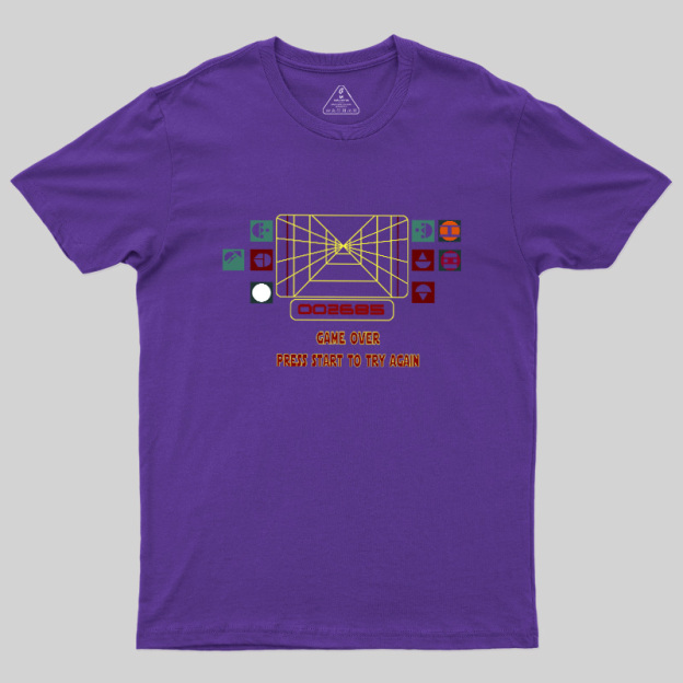 Star Raiders Game Over Geek T-Shirt