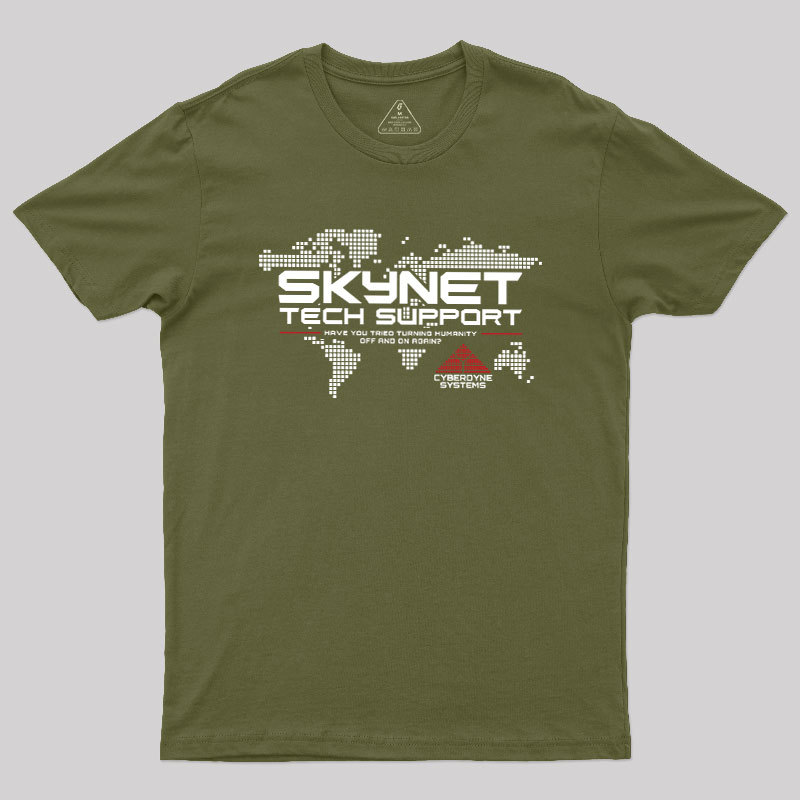 Skynet Tech Support Geek T-Shirt