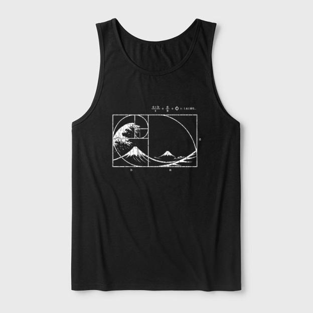 The Great Fibonacci Wave Ultra Soft Heather Tank