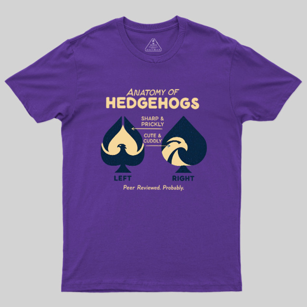 Anatomy Of A Hedgehog Geek T-Shirt