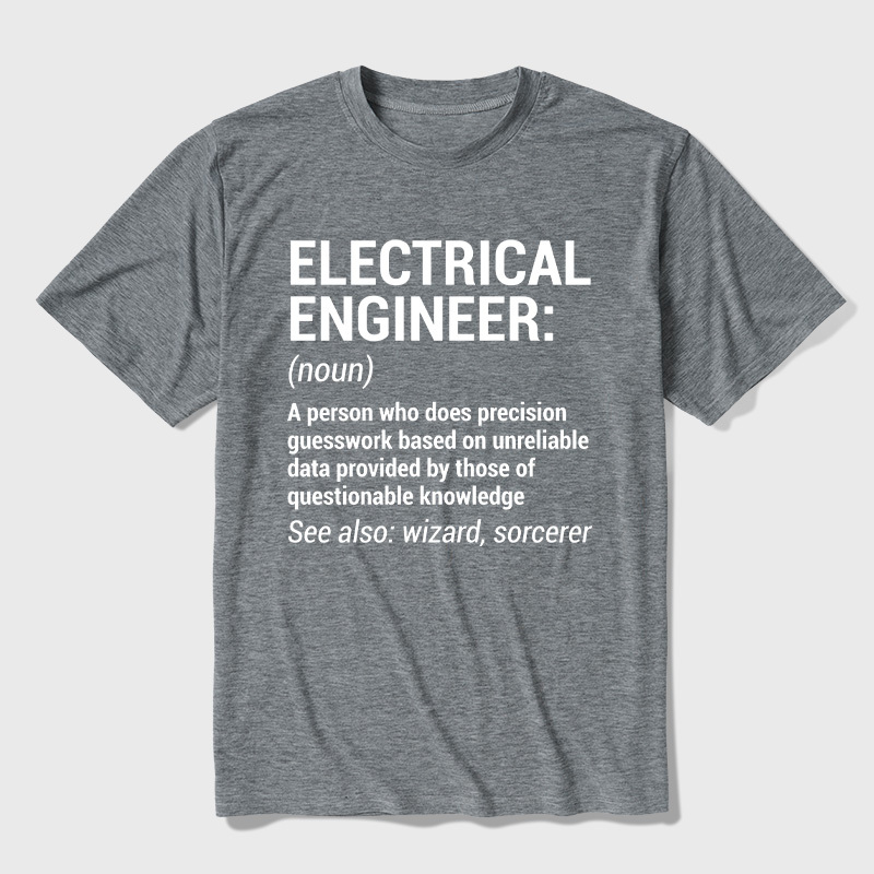 Funny Electrical Engineer Ultra Soft Heather Tee