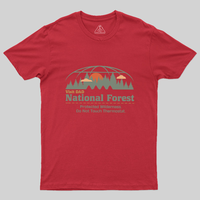 Visit Dad National Forest Geek T-Shirt