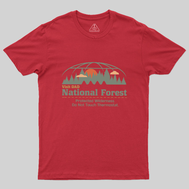 Visit Dad National Forest Geek T-Shirt