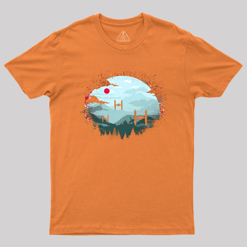 Tie Fighters At Dawn Geek T-Shirt