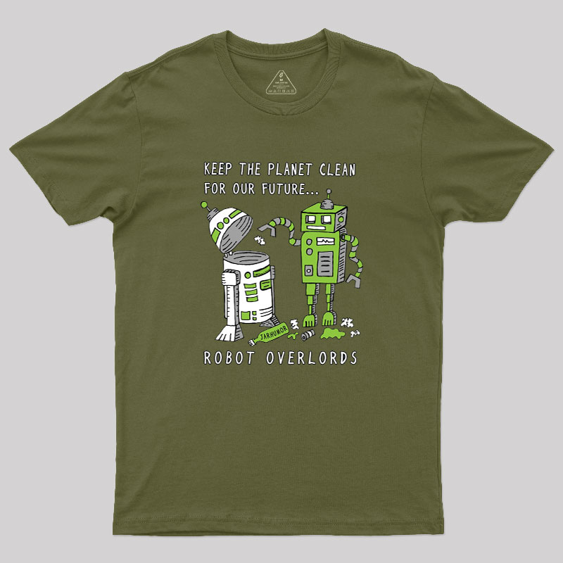 Robot Earth Geek T-Shirt