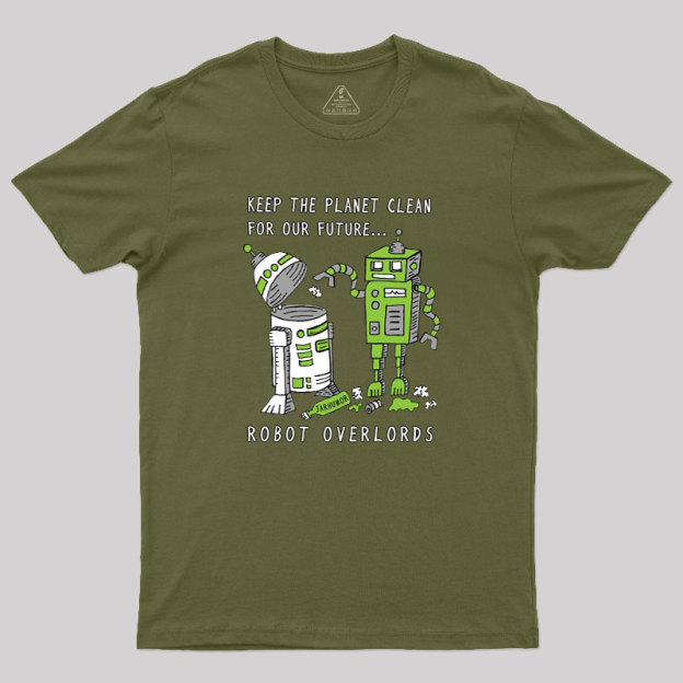 Robot Earth Geek T-Shirt