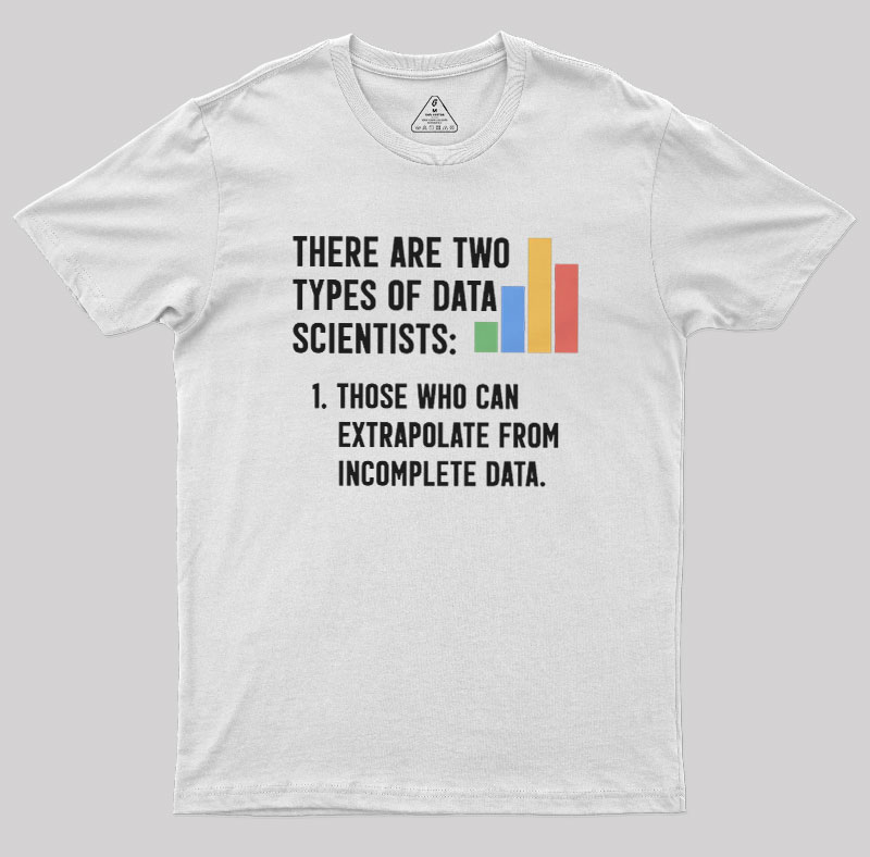 There Are Two Types of Data Scientist Geek T-Shirt