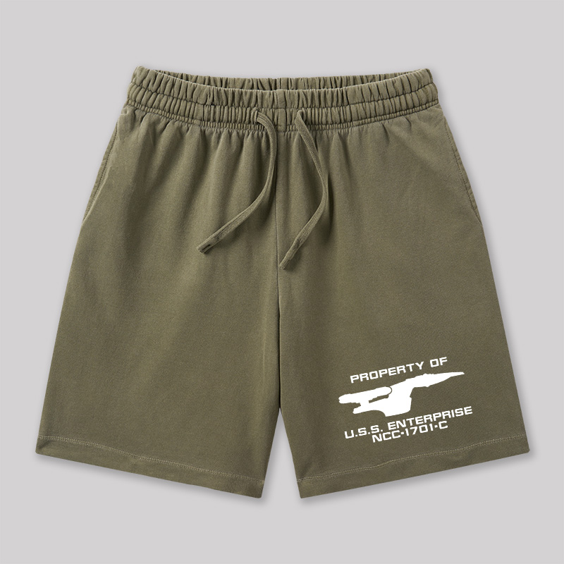 Ncc 1701 Geeky Washed Shorts