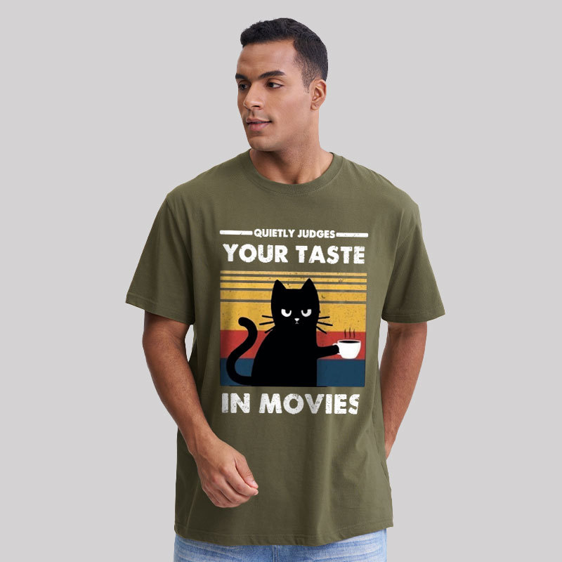Quietly Judges Your Taste in Movies Geek T-Shirt