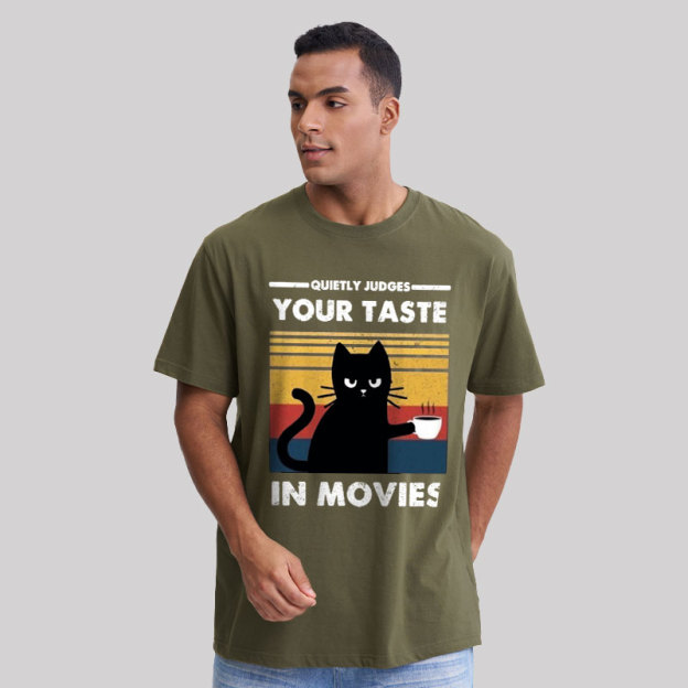 Quietly Judges Your Taste in Movies Geek T-Shirt