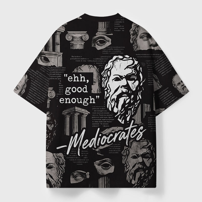 Mediocrates Geek All-Over Print T-Shirt