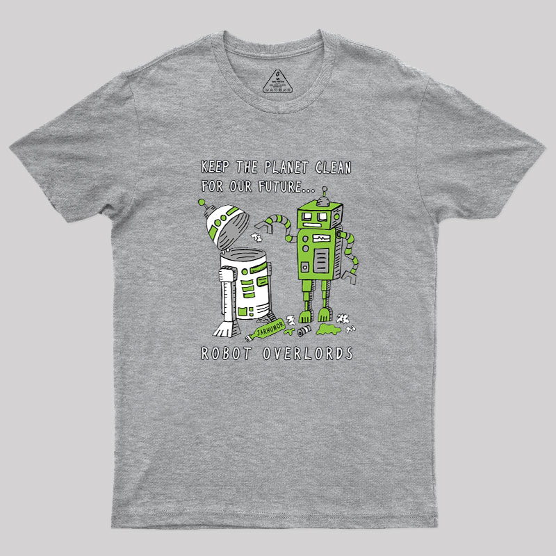 Robot Earth Geek T-Shirt
