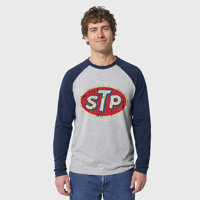 STP Racer's Choice 1954 Geek Retro Raglan Long-Sleeve Tee
