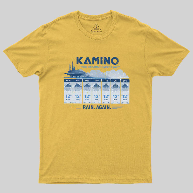 Kamino Rain Report Geek T-Shirt