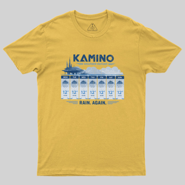 Kamino Rain Report Geek T-Shirt