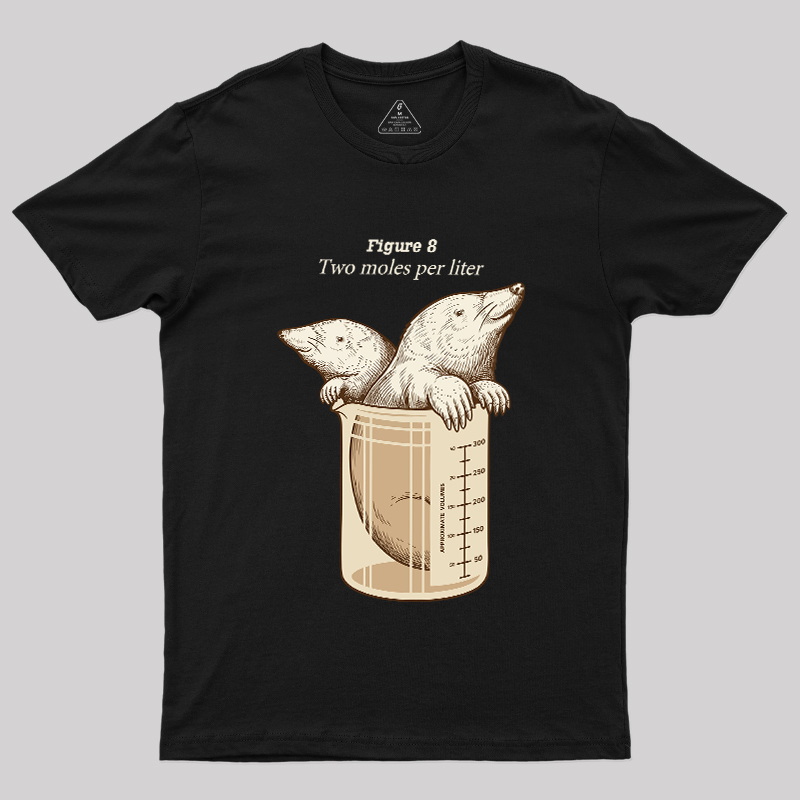 Mole Per Liter Geek T-Shirt