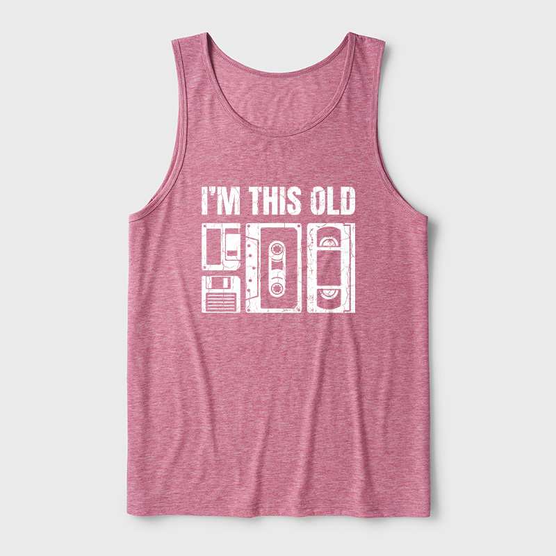 I'm This Old Vintage Ultra Soft Heather Tank
